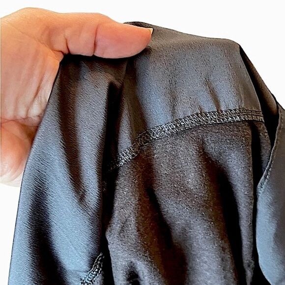 APT 9 Studded Layered Long Sleeve Black Tunic Top Medium lightweight - Picture 7 of 15